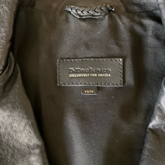 Aritizia Mackage Leather Moto Jacket - Picture 3 of 4